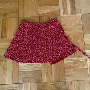 Brandy Melville Genevieve Red Skirt Size XS